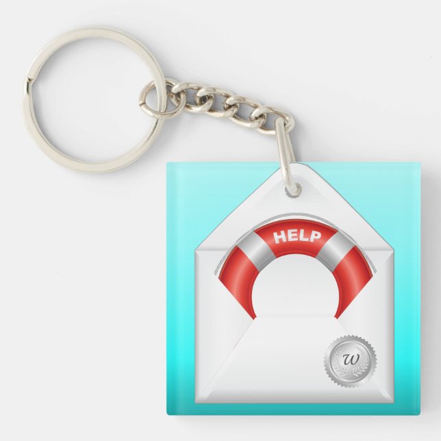Numéro de contact d'urgence Porte - clé - Voir ret (Devant)