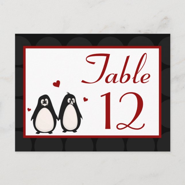 Numéro de la carte Penguin Love Couple Mate pour L (Devant)