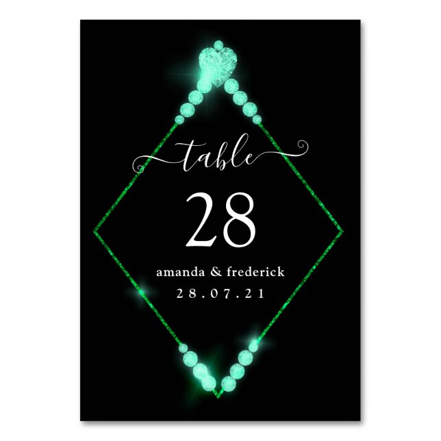 Numéro De Table 60e anniversaire du Mariage de diamant Numéro de t (Par défaut)