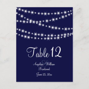Numéro de table A Twinkle Lights