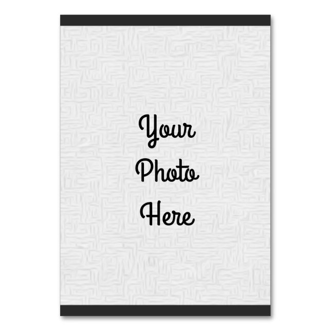 Numéro De Table Ajouter votre photo/design - Numéro de tableau (Par défaut)