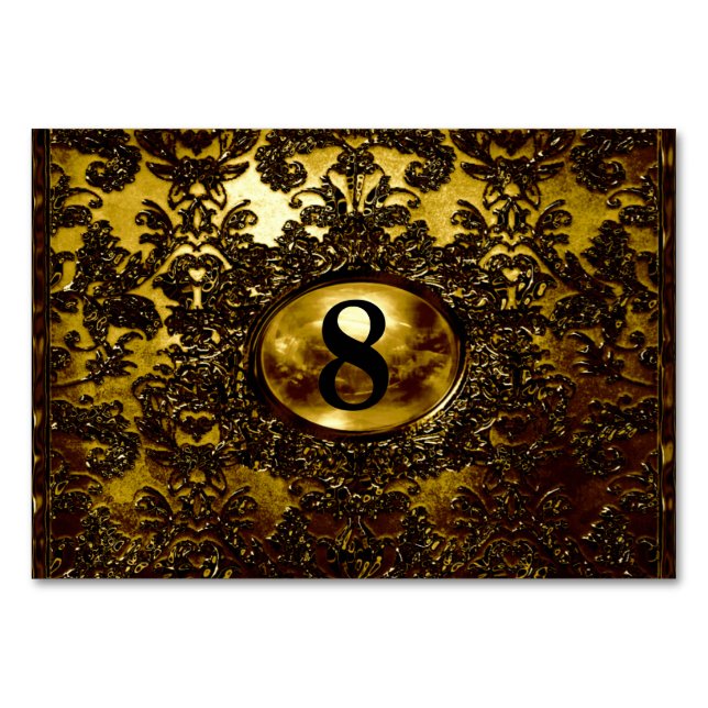 Numéro De Table Anabella Dusk II Élégant unique (Devant)