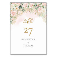 Aquarelle Blush roses eucalyptus or mariage