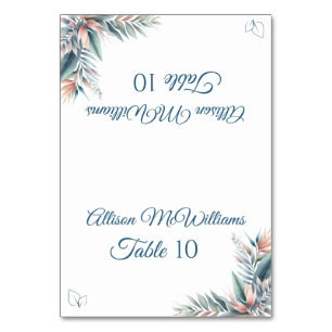 Numéro De Table Aquarelle Tropical Dream Mariage-Végétarien Icône