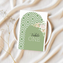 Arches Tatreez Palestiniennes en Vert