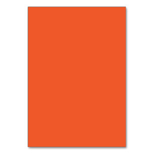 Numéro De Table arrière - plan orange avec