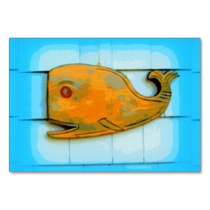 Numéro De Table baleine souriante
