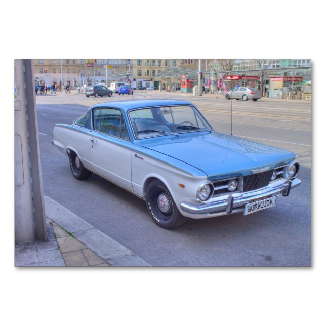 Numéro De Table Barracuda (Devant)