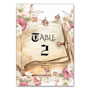 Numéro De Table Bébé Royale Fée Conte Baby Shower