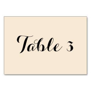 Numéro De Table Blanc Antique Numéroté