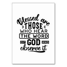 Blessed Are Those Who Hear the Word of God Quotes