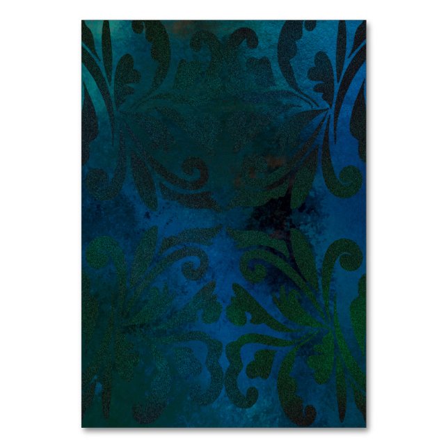 Numéro De Table bleu (Dos)
