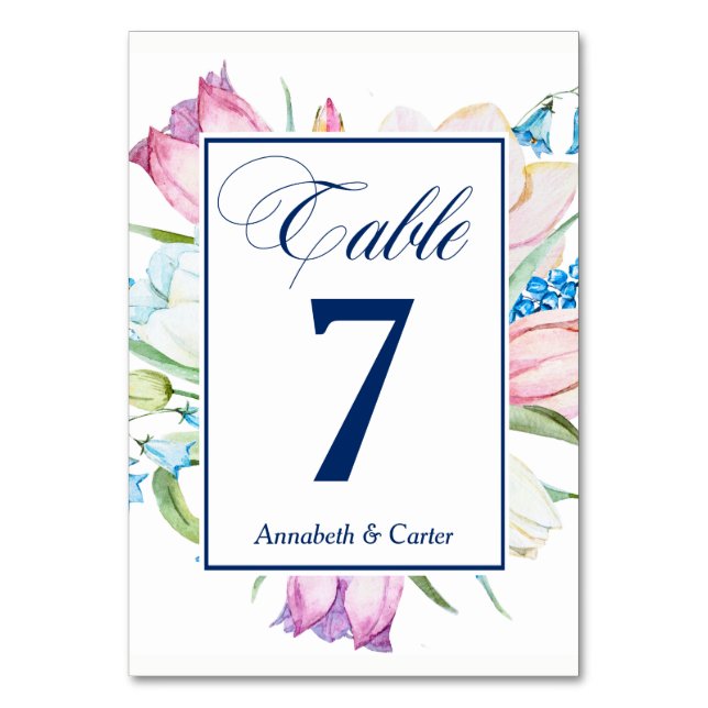Numéro De Table Bouquet Garden (Par défaut)