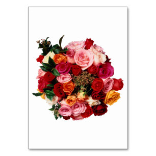 Numéro De Table Bride Bouquet