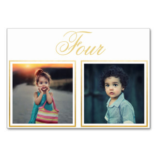 Numéro De Table Bride Groom Age Elegant Classy Gold Table Numéro