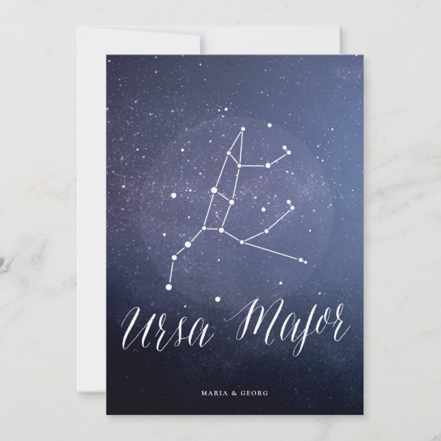 Numéro de table céleste de la constellation Ursa M (Devant)