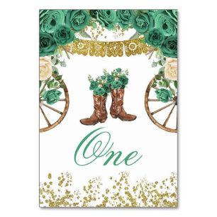 Numéro De Table Charra Charra Charra, Chasseur vert de l'Ouest