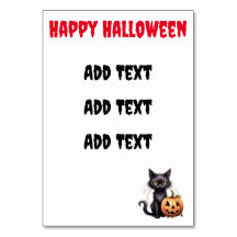 Chat noir mignon mais effrayant