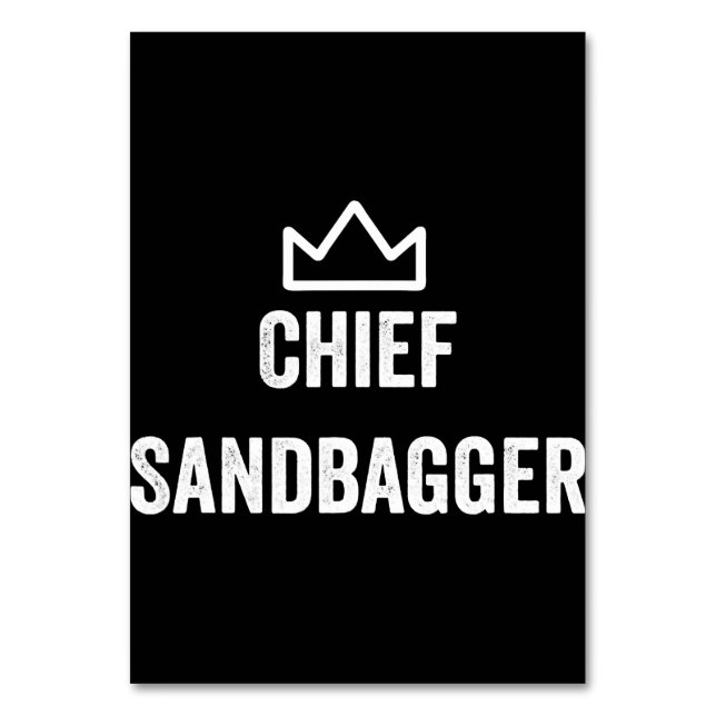 Numéro De Table Chef Sandbagger Golf mème Bjj Chess Sandbag (Par défaut)