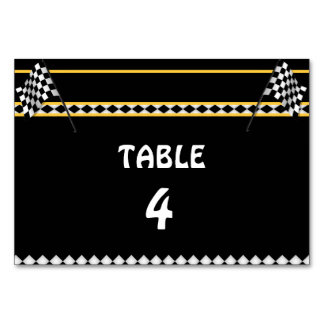 Numéro De Table Chiffres de siège de la table de voiture vintage