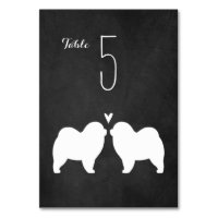 Chow Chow Silhouettes Réception de mariage