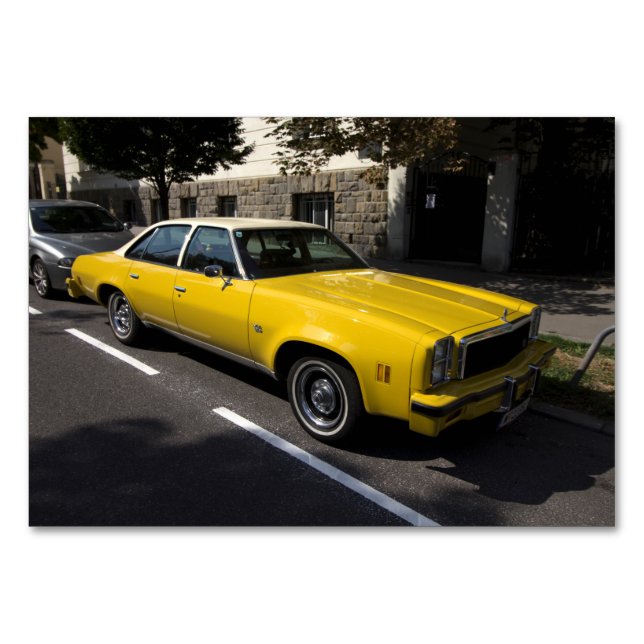 Numéro De Table Classique Chevrolet Malibu (Devant)