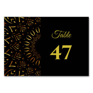 Numéro De Table Classique mandala classique élégant mariage de lux