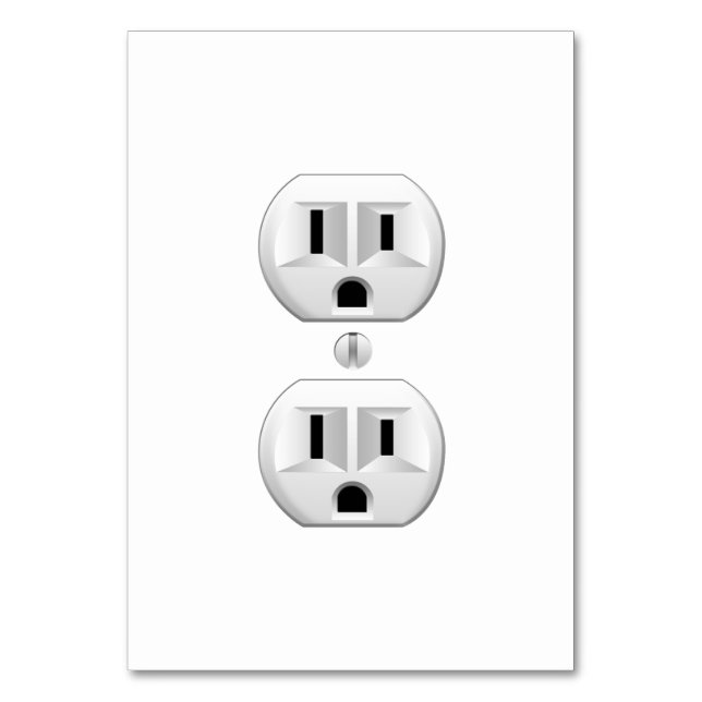Numéro De Table Cliquer sur le bouchon électrique pour Customiser  (Par défaut)