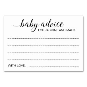 Numéro De Table Conseil Bébé Pour Les Nouveaux Parents Baby shower