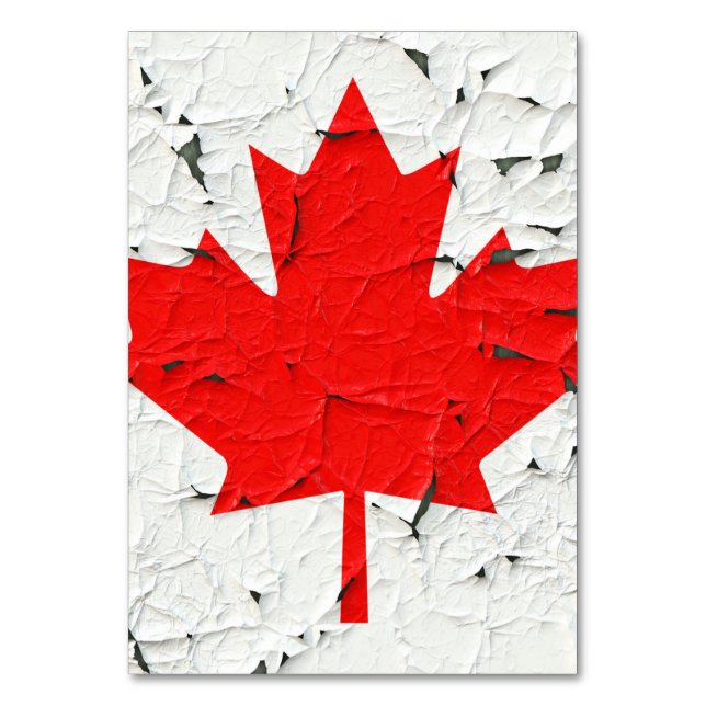 Numéro De Table Copie canadienne de peinture d'épluchage du CANADA (Par défaut)