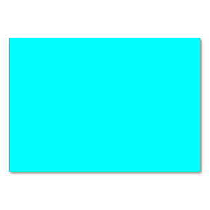 Numéro De Table couleur aqua / cyan