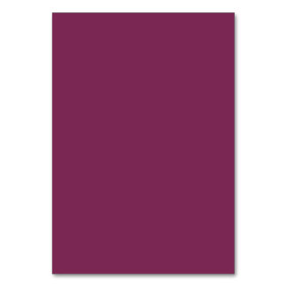 Numéro De Table Couleur de vin rouge solide | Hex# 7C2855