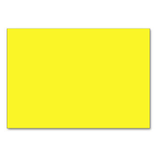Numéro De Table Couleur jaune clair clair