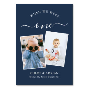 Numéro De Table Couple Photo Mariage Moderne à Travers les Années