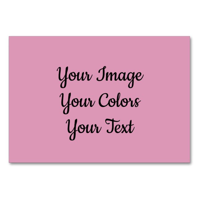 Numéro De Table Créez votre propre (Devant)