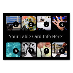 Numéro De Table Créez votre propre photo Afficher 8 images