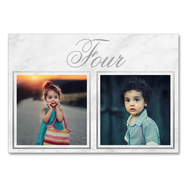 Numéro de table d'âge marbre d'âge de la mariée pe (Devant)