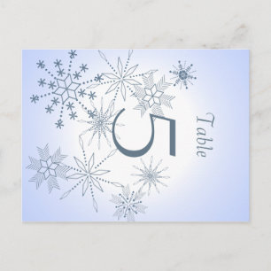 Numéro de table de la neige