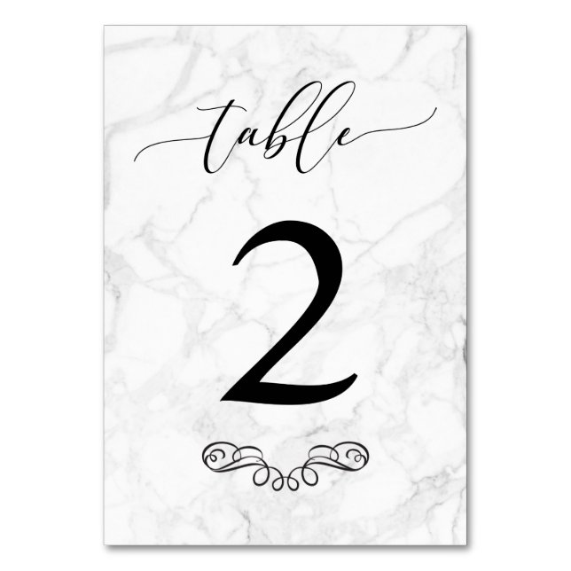 Numéro de table de marbre PixDezines do-it-yoursel (Par défaut)