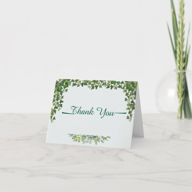 Numéro de table de mariage botanique à feuillage d (Devant)