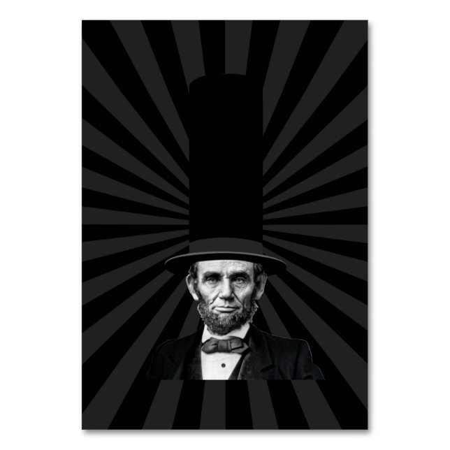 Numéro De Table Déclaration de mode présidentielle Abraham Lincoln (Par défaut)