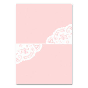 Numéro De Table Dentelle blanche Mariage table