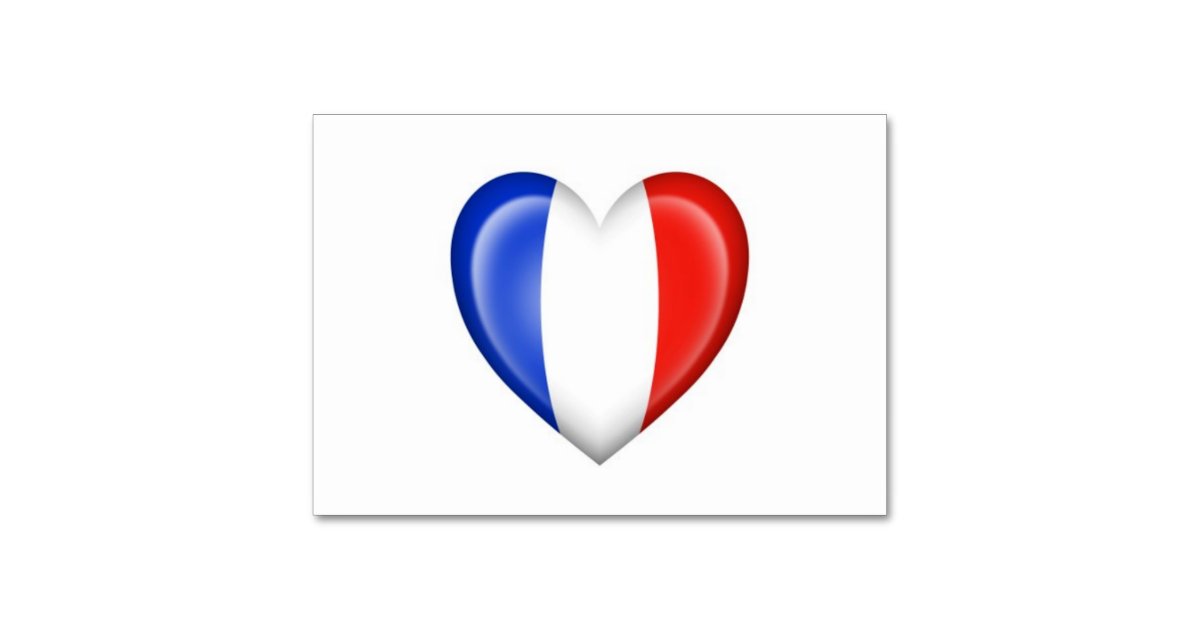 Numero De Table Drapeau Francais De Coeur Sur Le Blanc Zazzle Ca Numero De Table Drapeau Francais De Coeur Sur Le Blanc Zazzle Ca