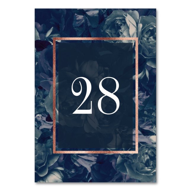 Numéro de table du bouquet d'or Rose de la Marine (Par défaut)