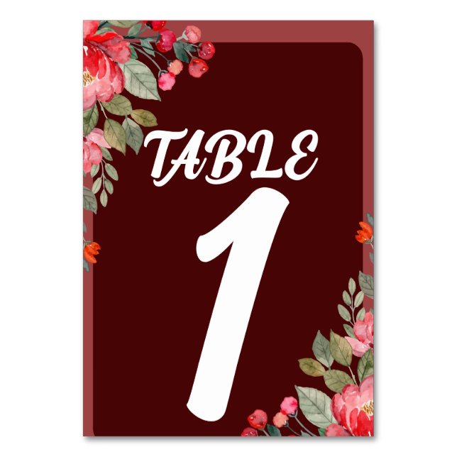 Numéro de table du Mariage de l'écriture (Par défaut)