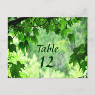 Numéro de table du Mariage feuillet