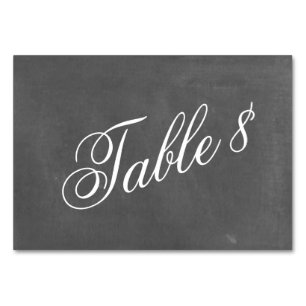Numéro de table du Mariage inspiré du tableau de b