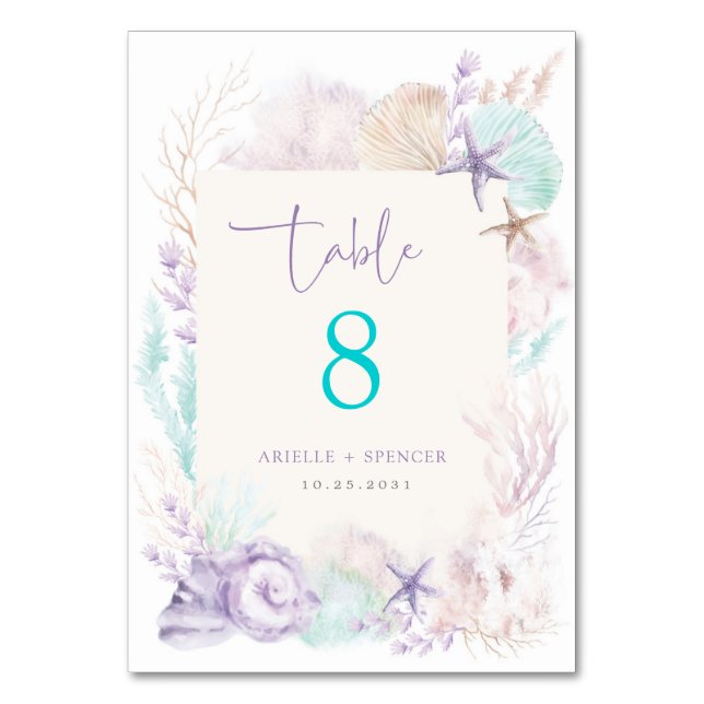 Numéro de table du Mariage océanique de la menthe  (Par défaut)