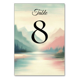 Numéro De Table Echos doux des montagnes