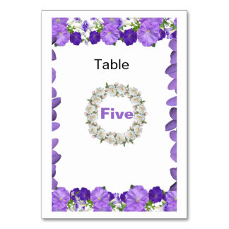 Numéro De Table Elegant Arch Floral Wedding Table Number Card 